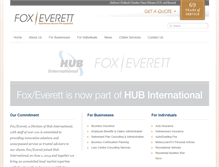 Tablet Screenshot of foxeverett.com